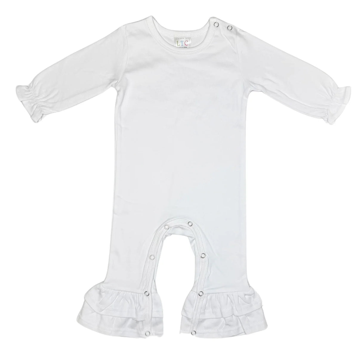 Girls Double Ruffle Jumper