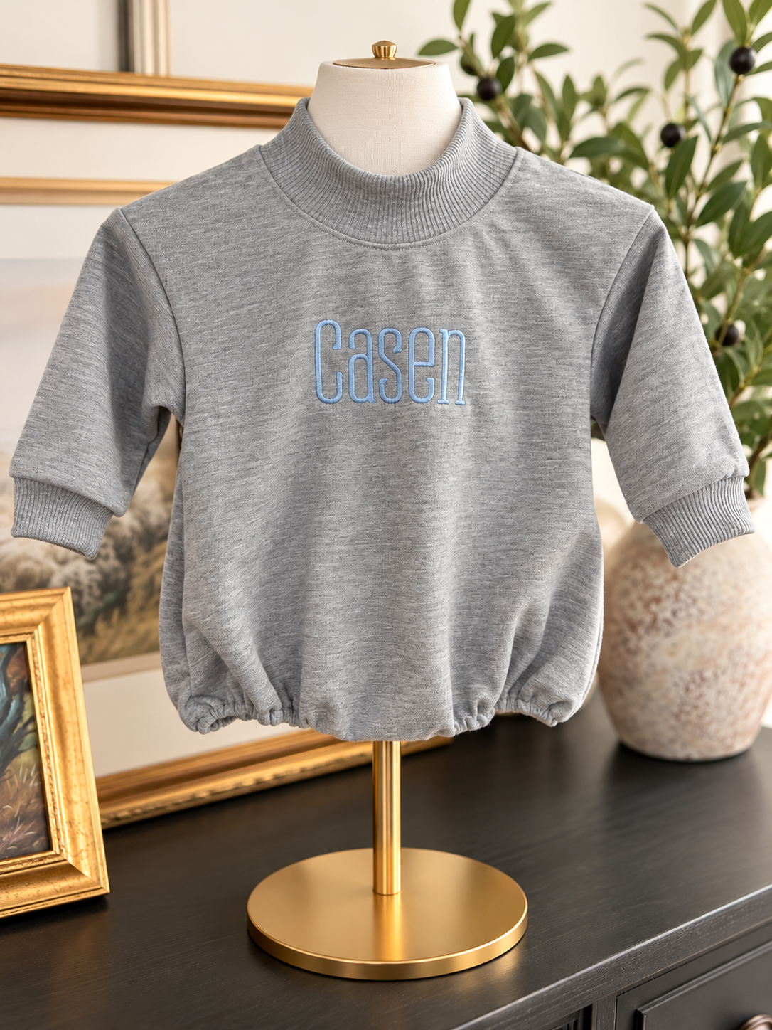 Mockneck Sweatshirt Bubble