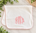 Picot Trim Burp Cloth