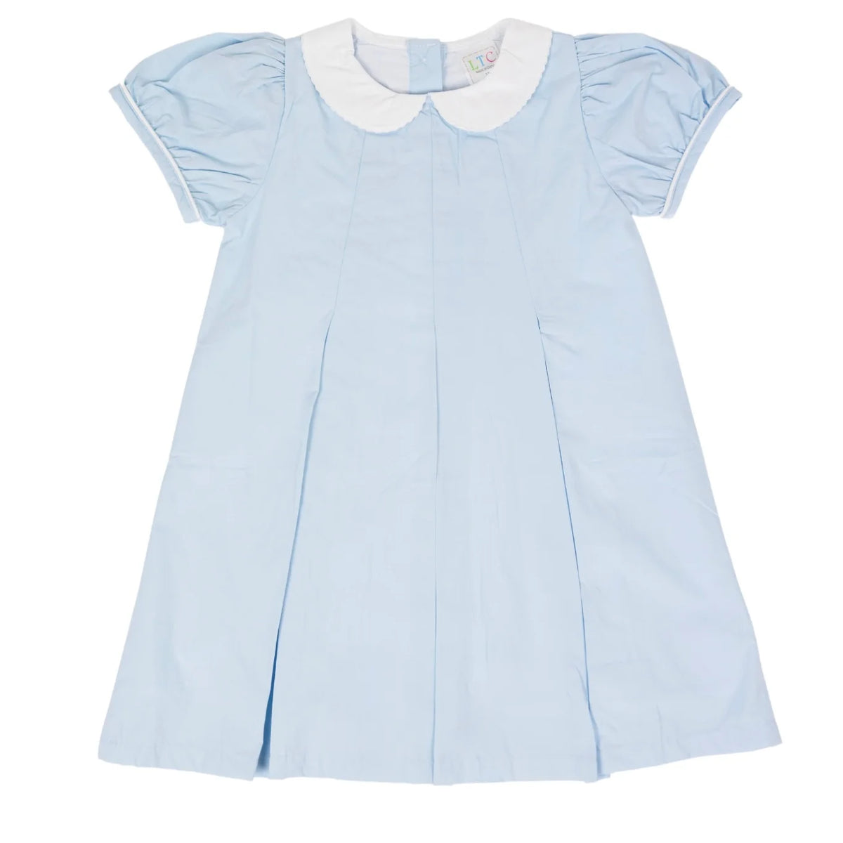 Fall Pumpkin Peter Pan Woven Pleated Dress