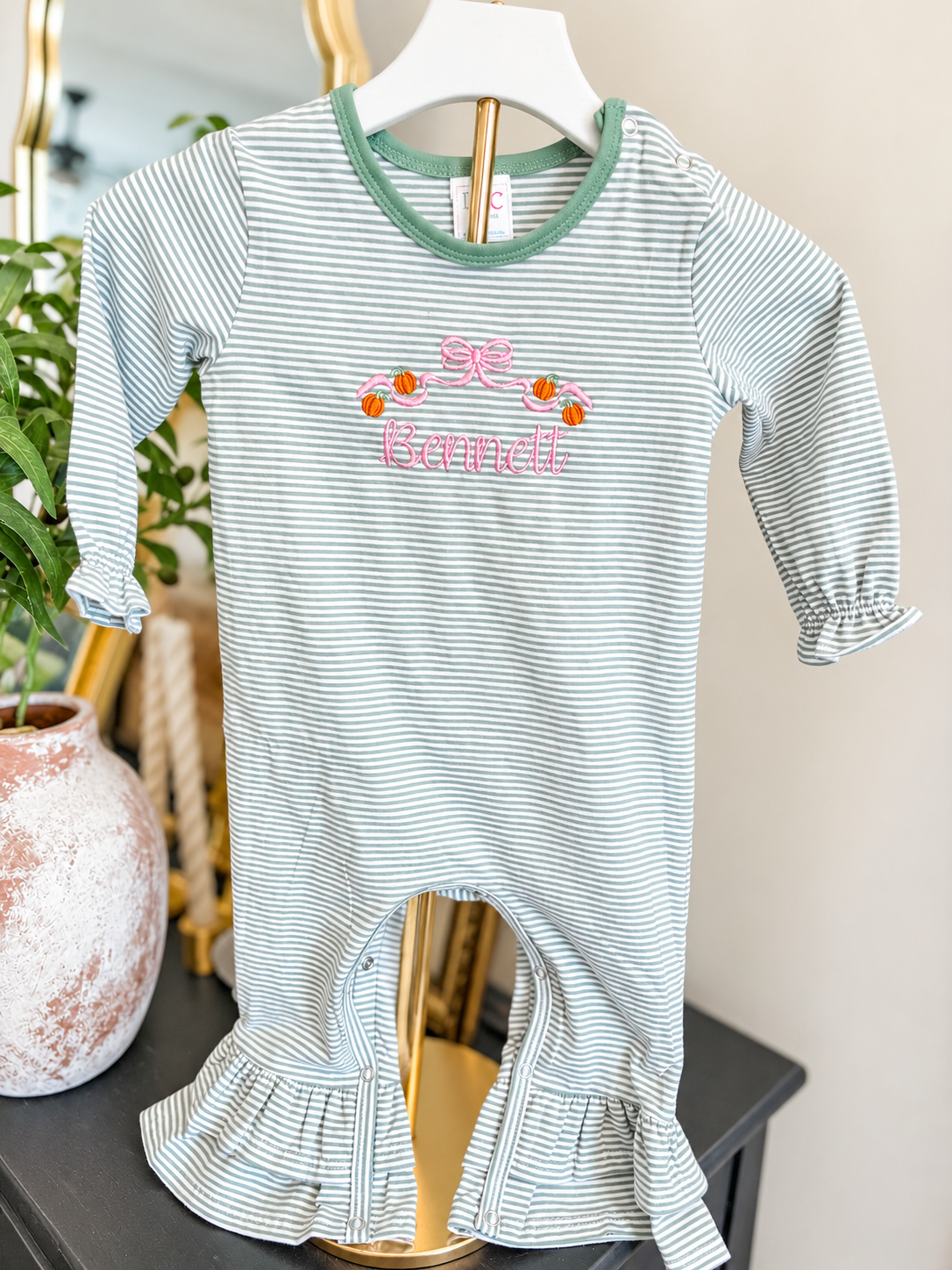 Girls Double Ruffle Jumper