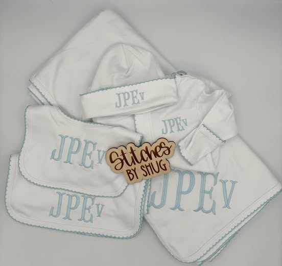 Picot Trim Baby Bundle